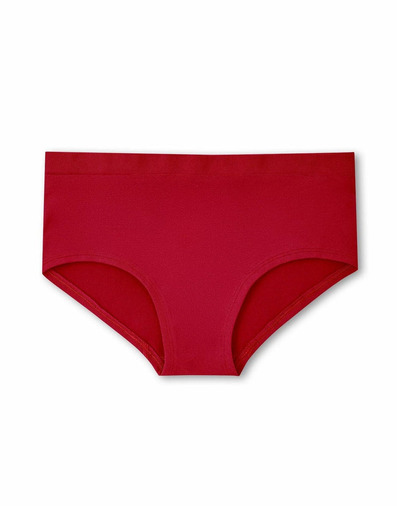 Coolibrium The Hipster Breathable Panty in color Barbados Cherry and shape hipster