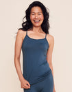 Coolibrium The Perfect Cami Cooling Cami in color Ensign Blue and shape camisoles
