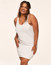 Coolibrium The Ultimate Sleep Tank Cooling Tank in color Gardenia and shape night dress