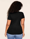 Coolibrium The Essential Tee Cooling Tee in color Black and shape short sleeve tee