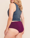 Coolibrium The Hipster Breathable Panty in color Plum Caspia and shape hipster